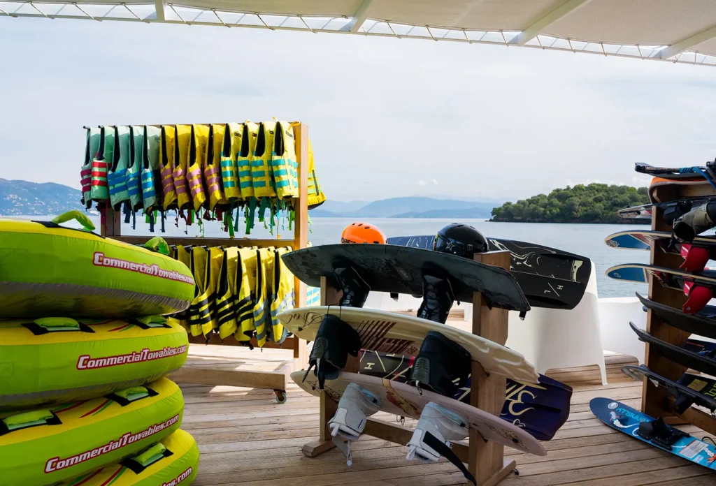 corfu ski club jetty