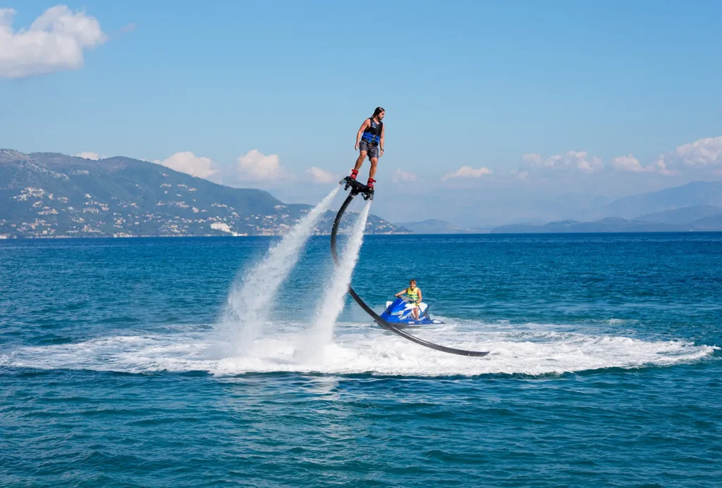 flyboard in corfu ski club