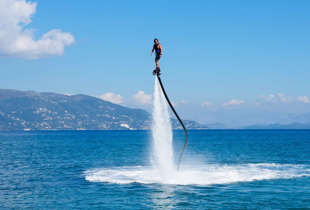 flyboard in corfu ski club