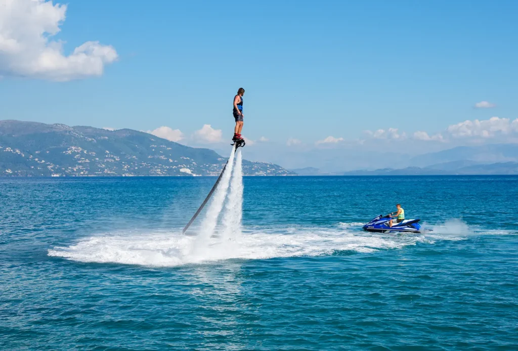 flyboard in corfu ski club
