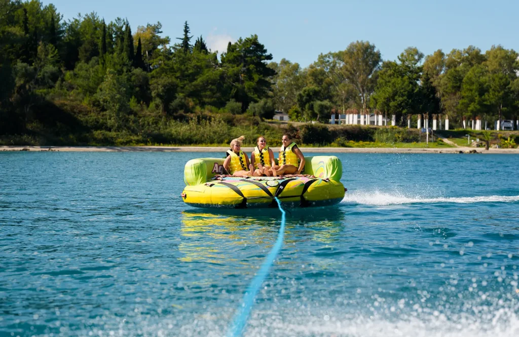 inflatable rides corfu ski club watersports