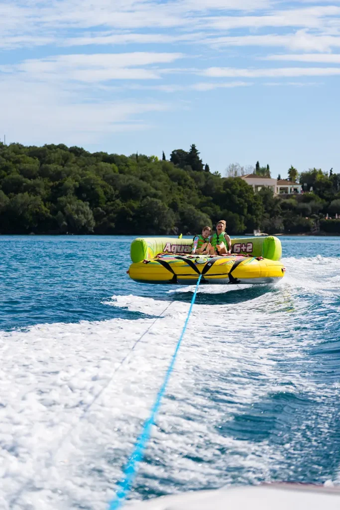 inflatable rides corfu ski club watersports