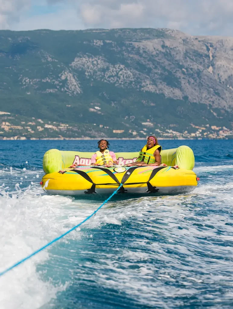 inflatable rides corfu ski club watersports