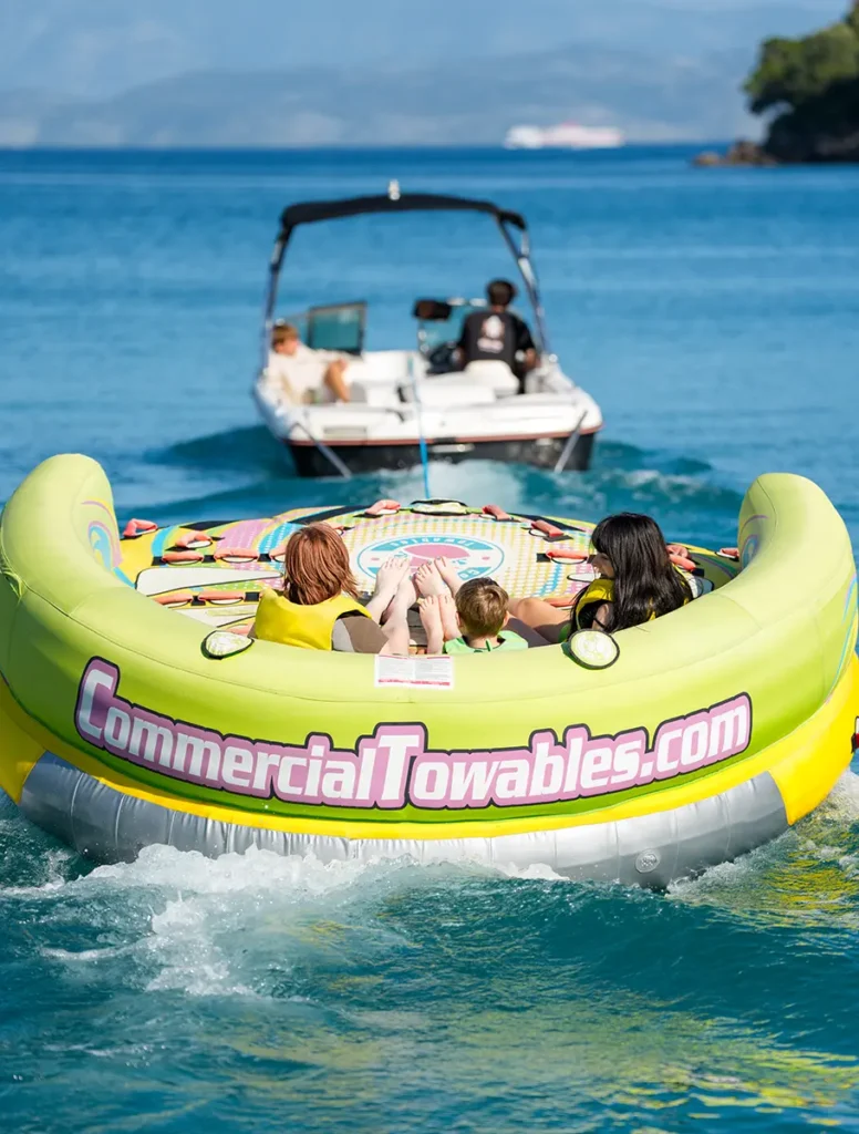 inflatable rides corfu ski club watersports