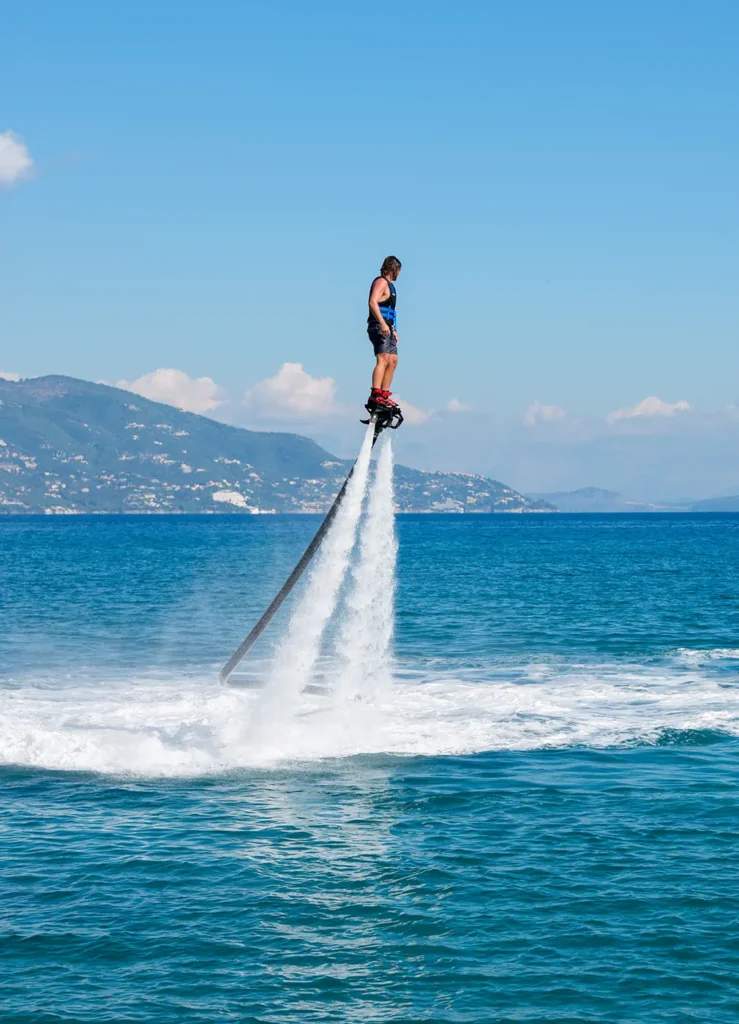 flyboard in corfu ski club