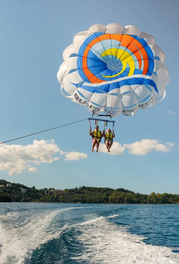 corfu ski club watersports parasailing