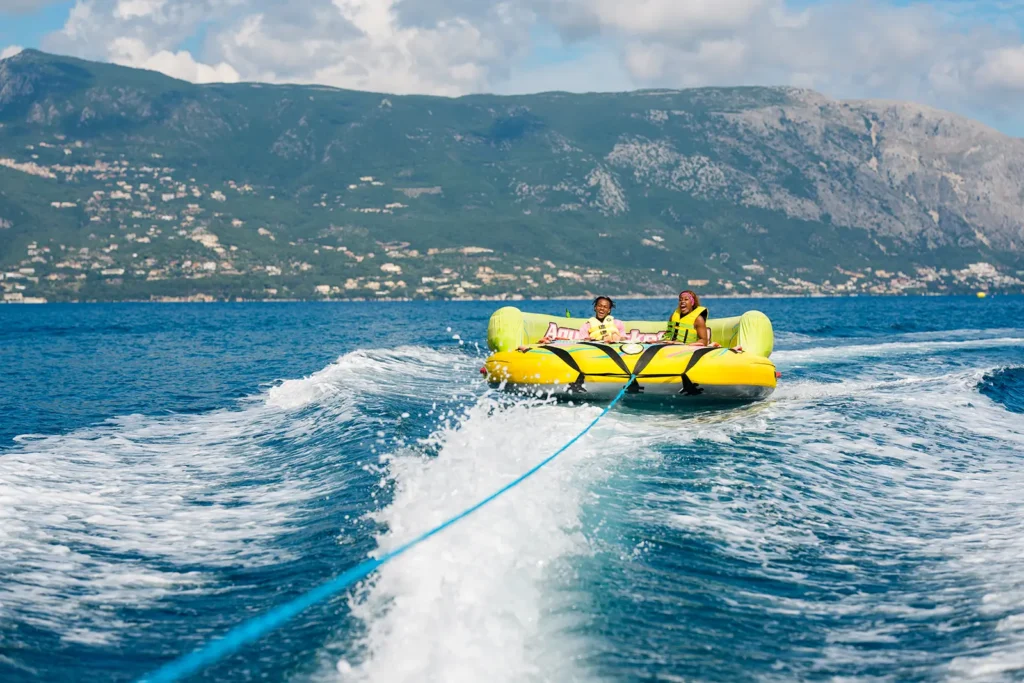 inflatable rides corfu ski club watersports