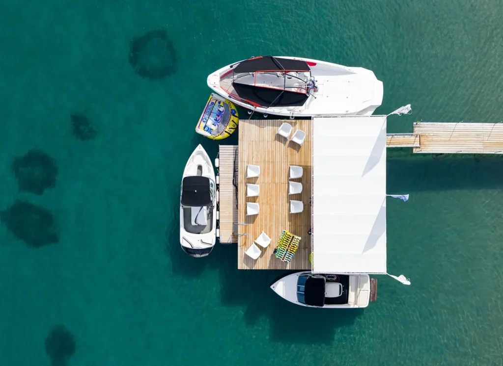 corfu ski club jetty