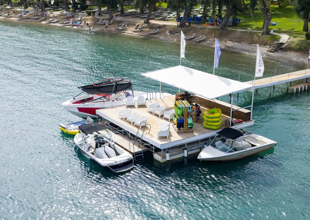 corfu ski club jetty