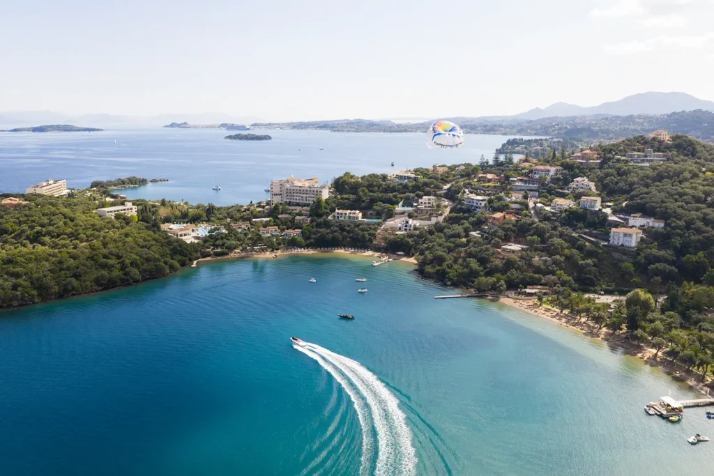corfu ski club watersports parasailing