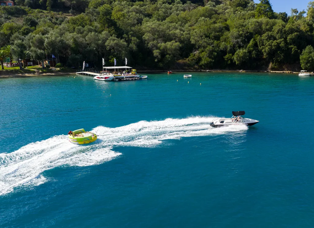 inflatable rides corfu ski club watersports