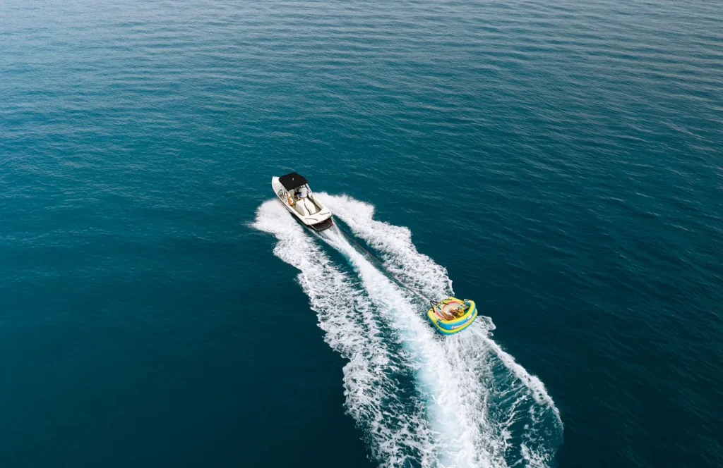 inflatable rides corfu ski club watersports