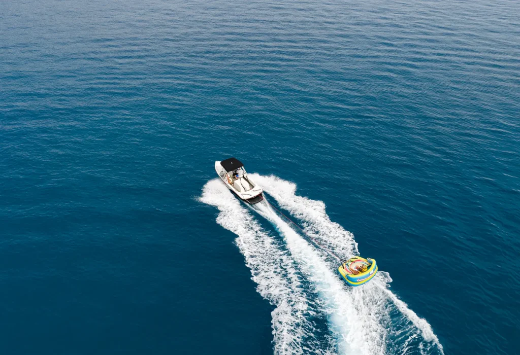 inflatable rides corfu ski club watersports
