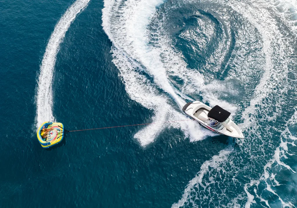 inflatable rides corfu ski club watersports