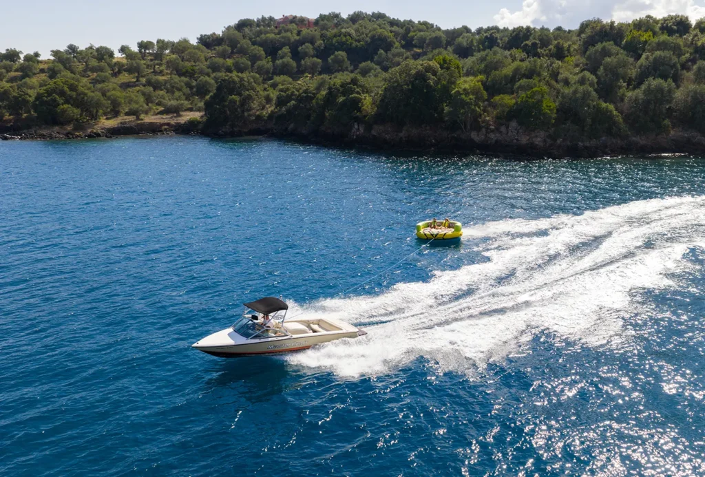 inflatable rides corfu ski club watersports