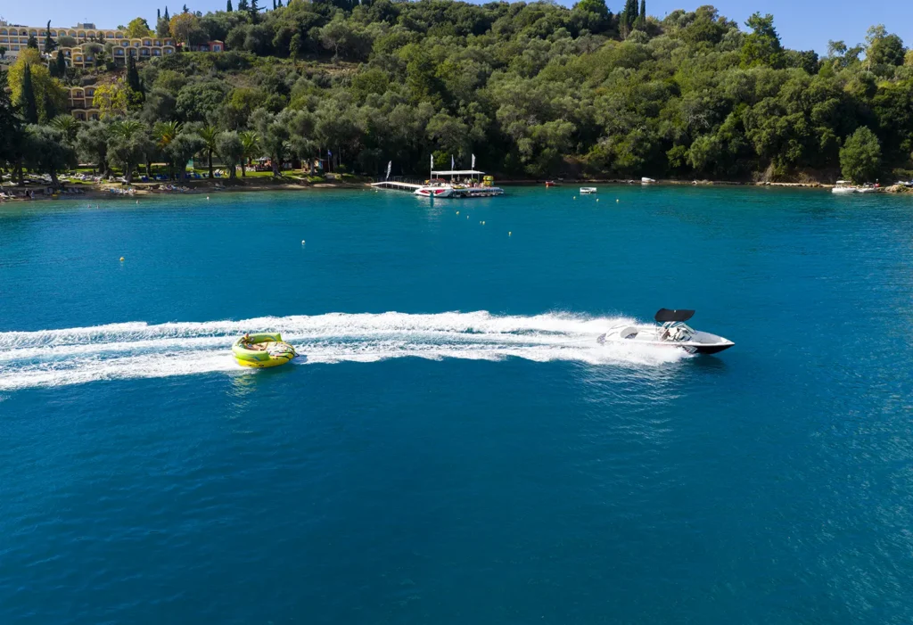 inflatable rides corfu ski club watersports