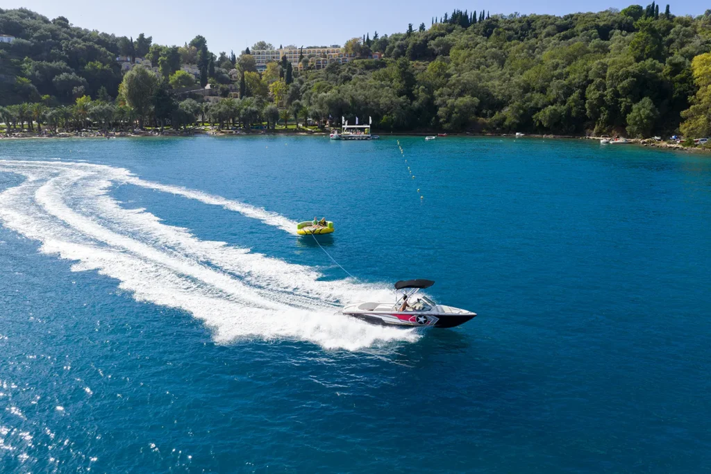 inflatable rides corfu ski club watersports