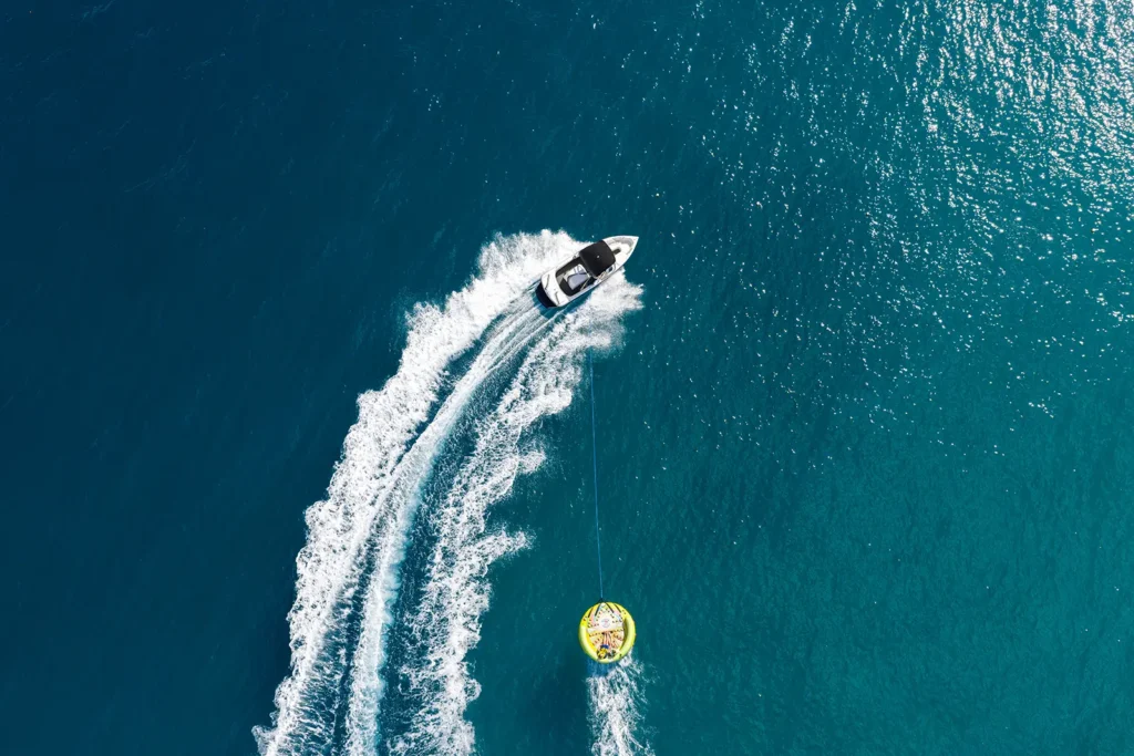 inflatable rides corfu ski club watersports