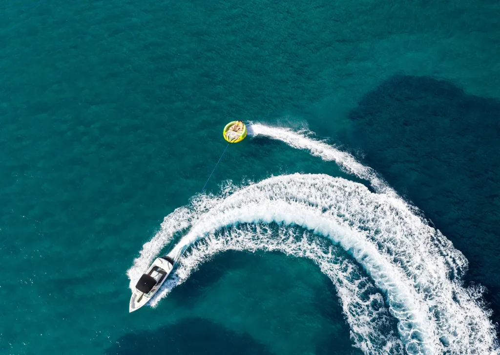inflatable rides corfu ski club watersports