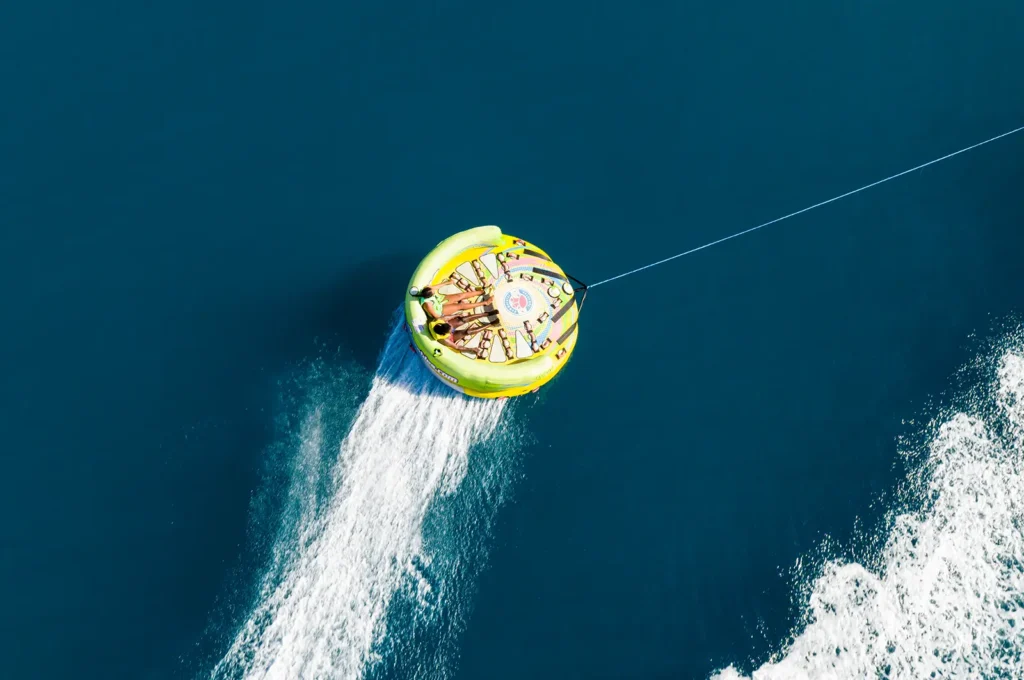 inflatable rides corfu ski club watersports