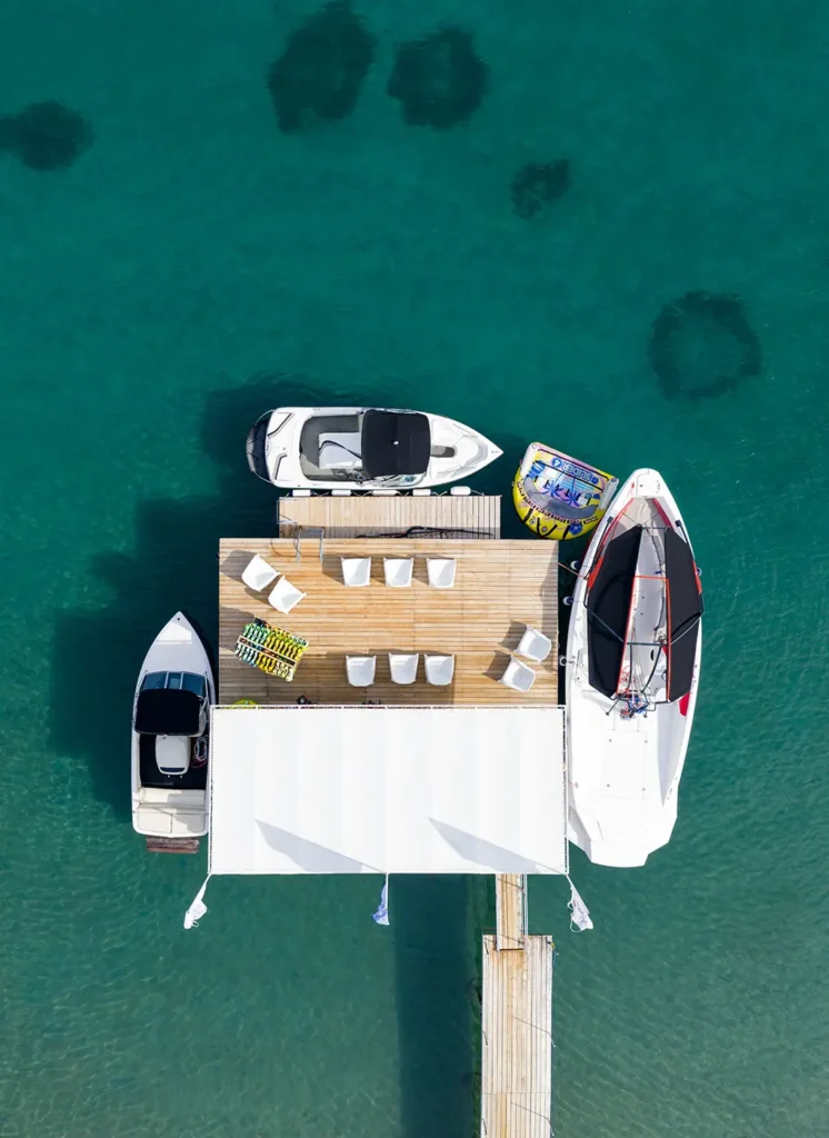 corfu ski club jetty