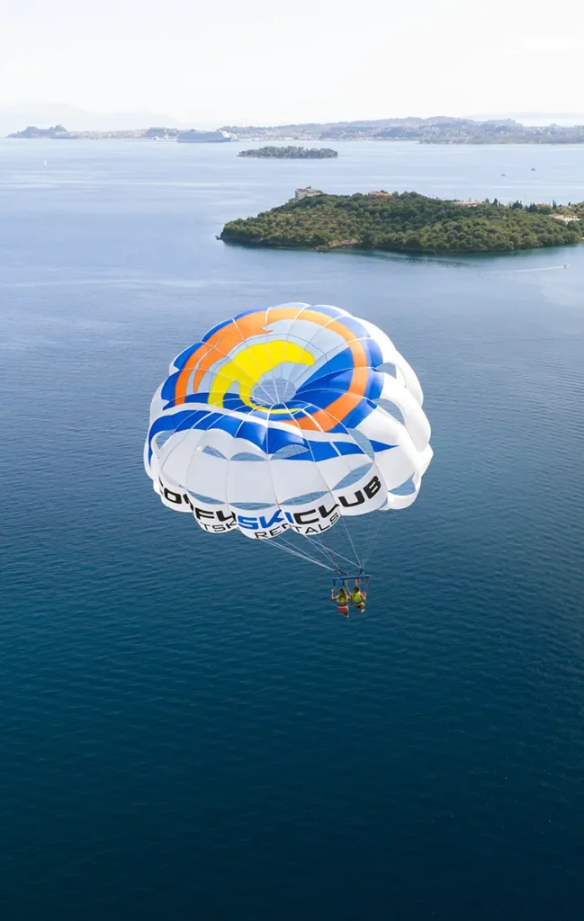 corfu ski club watersports parasailing