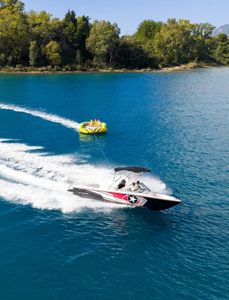 inflatable rides corfu ski club watersports