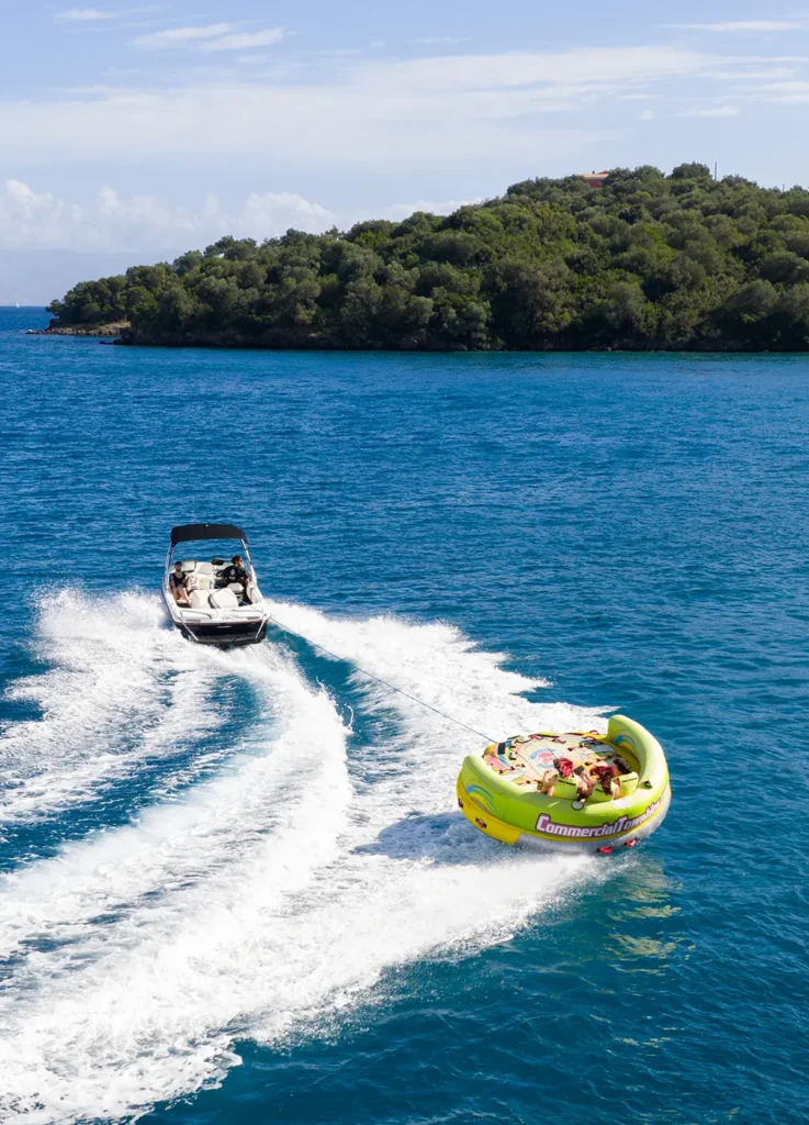 inflatable rides corfu ski club watersports