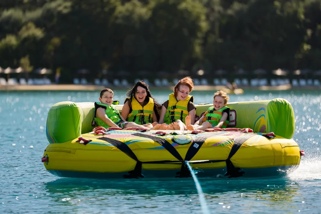 inflatable rides corfu ski club watersports