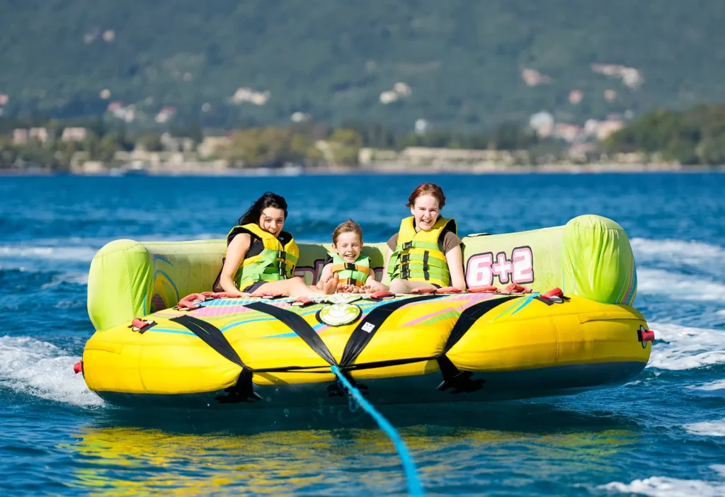inflatable rides corfu ski club watersports