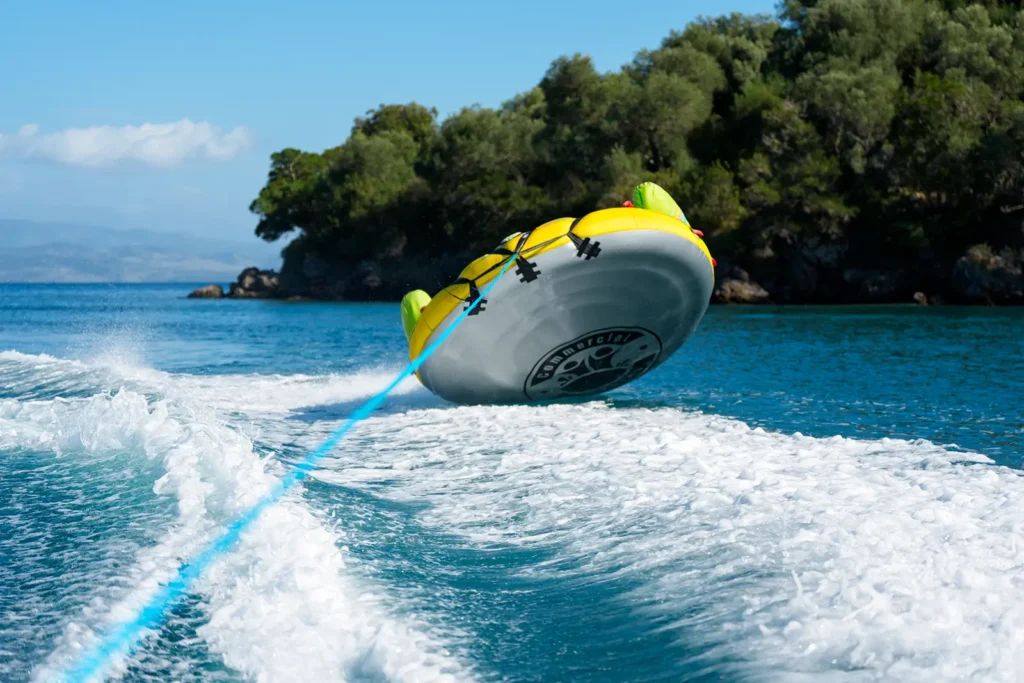 inflatable rides corfu ski club watersports