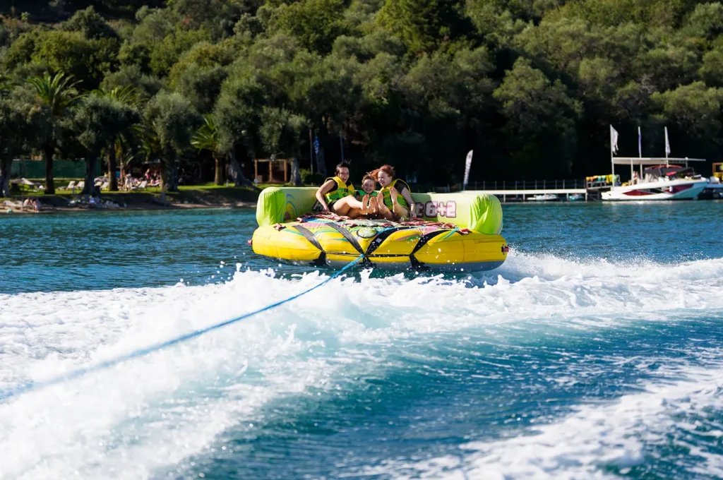 inflatable rides corfu ski club watersports