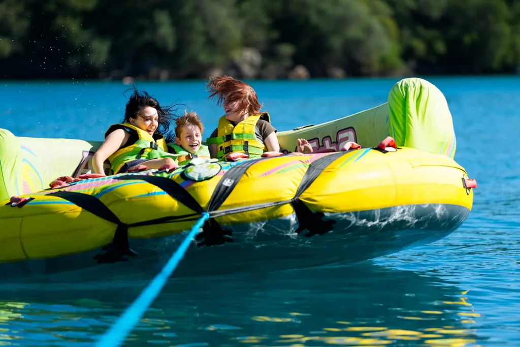 inflatable rides corfu ski club watersports