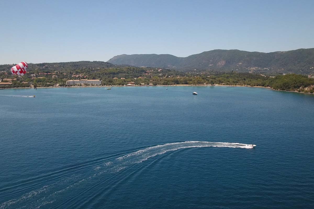 corfu ski club watersports and paragliding