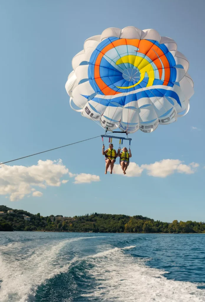 corfu skl club double parasailing